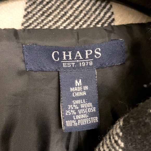 Black and White Wool Coat EUC - Picture 10 of 16